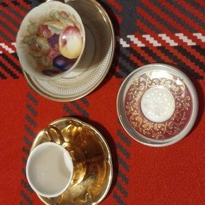 Lot Of Mixed Vintage Bone China Lamore Occupied Japan, Royal York, 22k Gold +